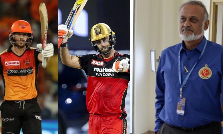 IPL chairman and warnerand maxwell