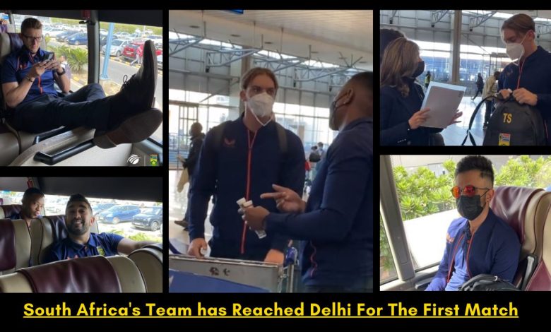 SA Team Reached Delhi