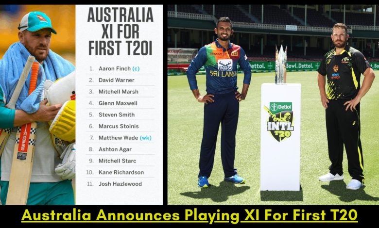 AUS vs SL 1st T20