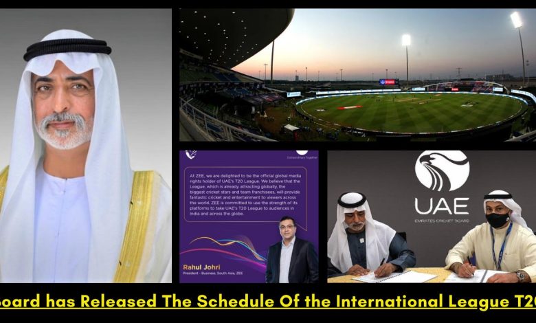 UAE T20 League Schedule