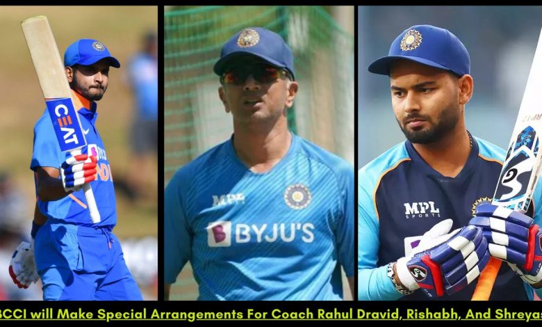 BCCI Dravid, Rishabh And Shreyas